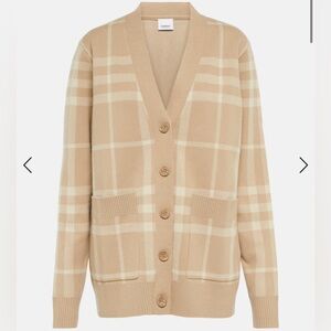 Burberry Cashmere Cardigan. Excellent condition. $1090 new.